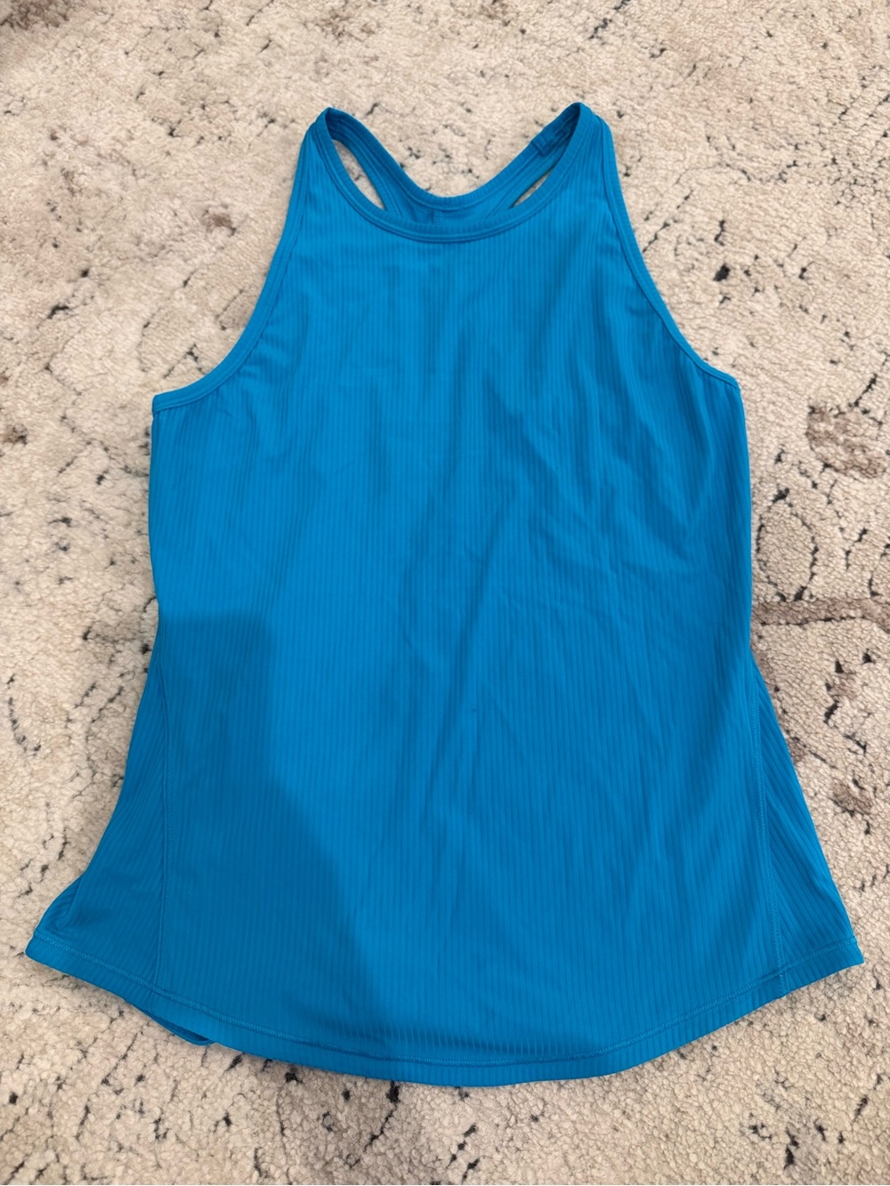 lululemon athletica Teal Ribbed Racerback Tank